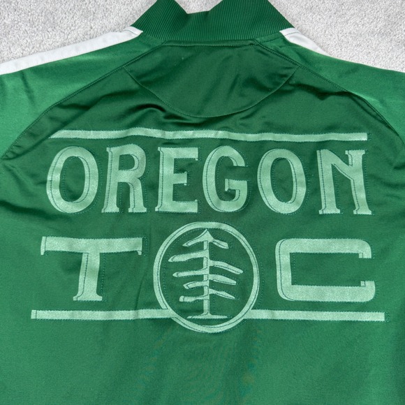 Nike Other - Nike Track Jacket Mens XL Green Oregon Track Club Full Zip Athletic Sportswear